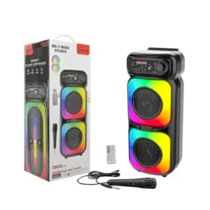 SING-E ZQS 4273M Factory OEM Portable Outdoor 16W KTV DJ Karaoke Blue Tooth Speaker Microphone Battery-Powered
