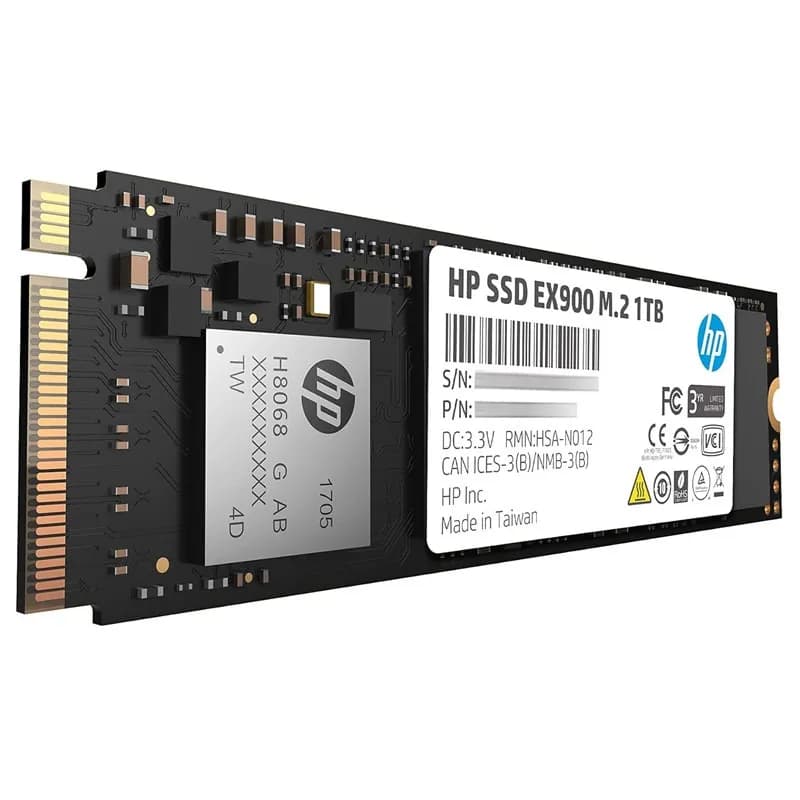Disque Dur Interne HP EX900 Plus 1To SSD M.2 (35M34AA-ABB)
