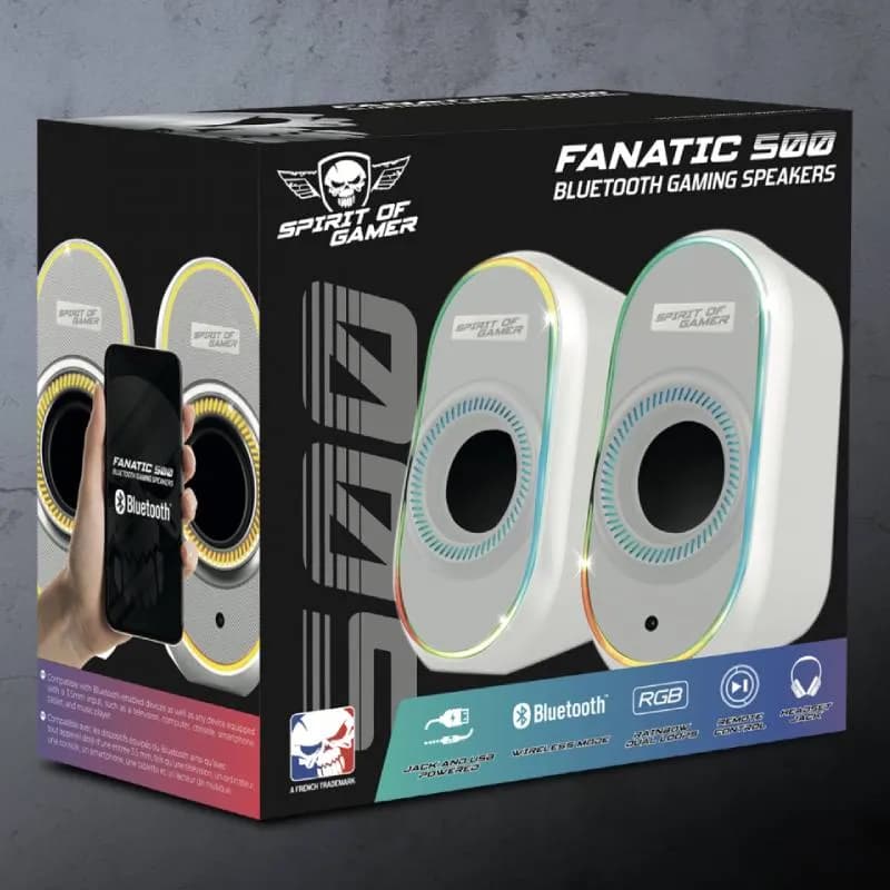 Haut-parleur Gamer Sans Fil SPIRIT OF GAMER Fanatic 500 RGB