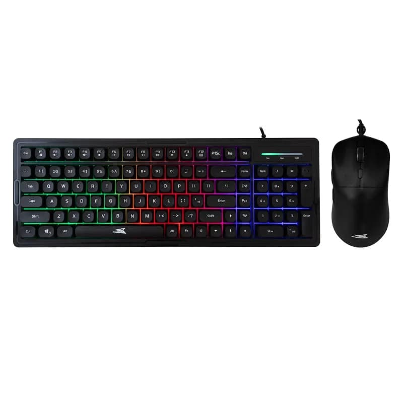 Ensemble Clavier + Souris Gamer Filaire BARACUDA ORCA - Noir
