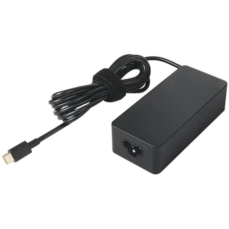 Chargeur pour Pc Portable Lenovo origine Type C 65W / Noir