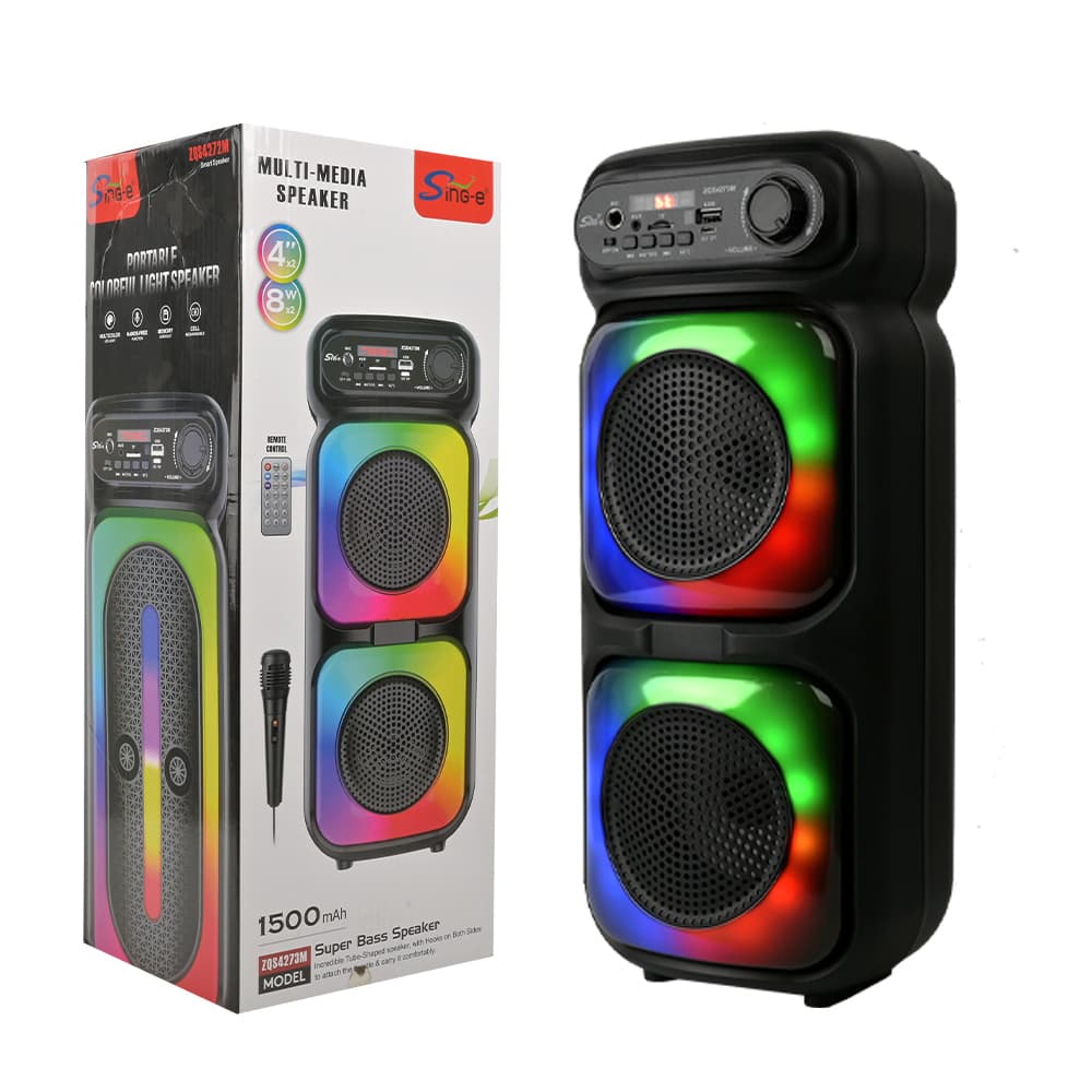 enceinte multimédia portable de la marque Sing-e, modèle ZQS4273.