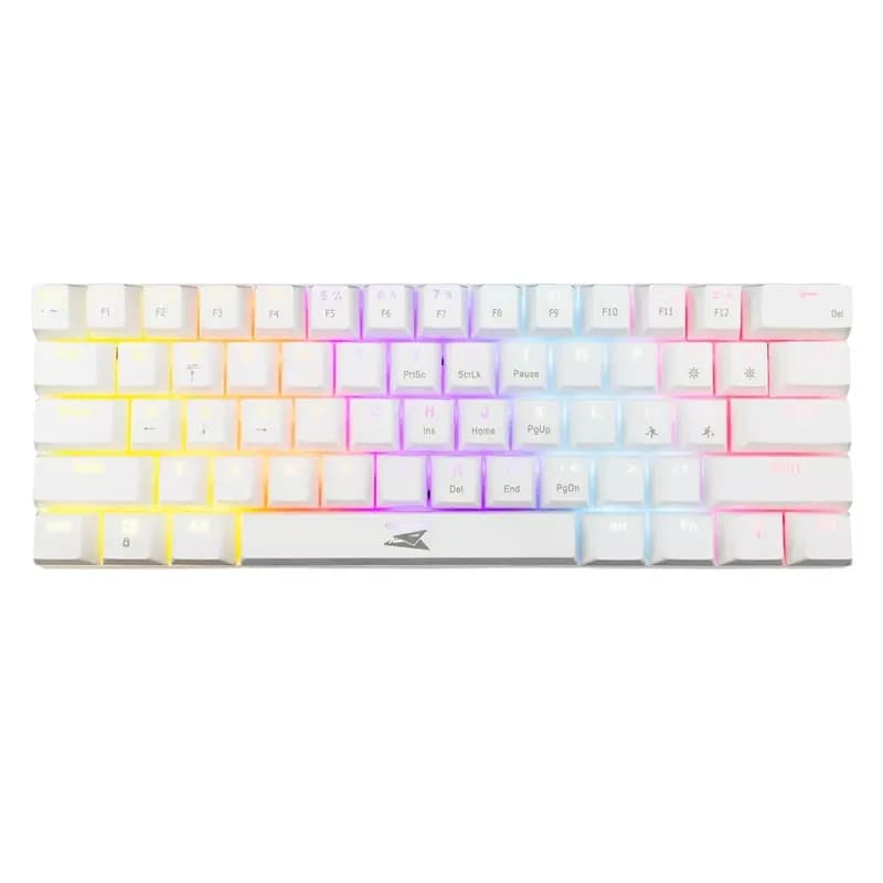 Clavier Gamer Filaire BARACUDA BGK-03211 Dolphin Red Switch - Blanc